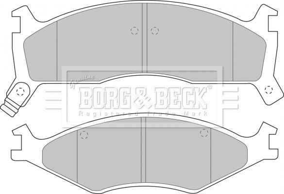 BORG & BECK Jarrupala, levyjarru BBP1573